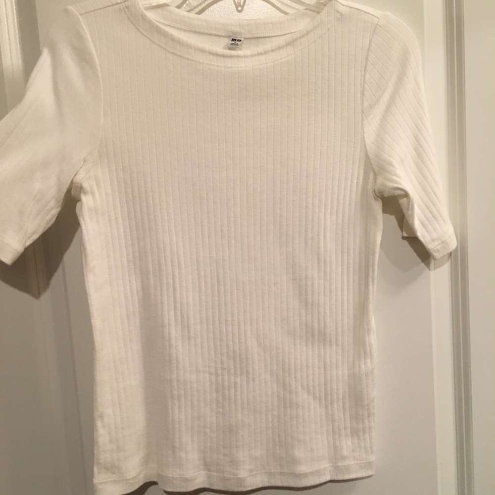 Knit Cream Tee